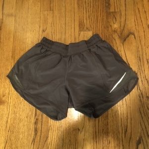 Lululemon Hotty Hot Gray Shorts